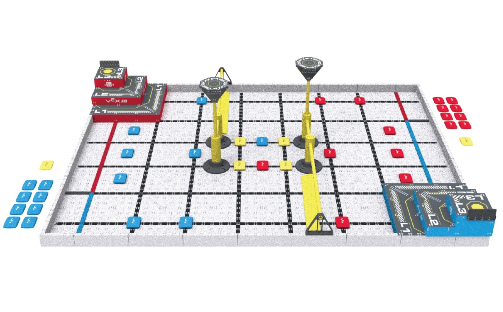 VEX IQ Level Up 2026-2027 game field element — Moon Robotics Auckland competition training