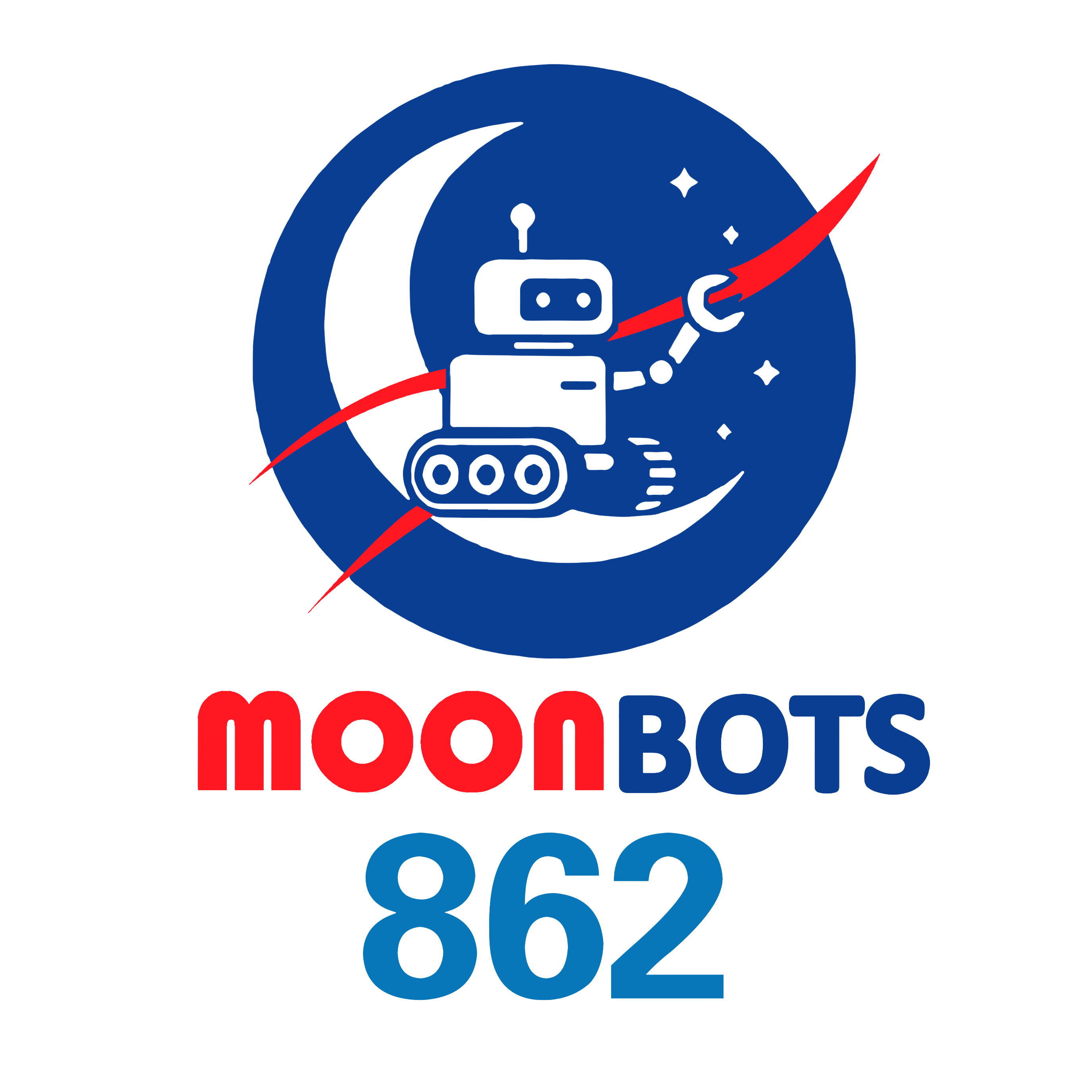Moon Robotics MoonBots VEX 862 Auckland robotics club logo